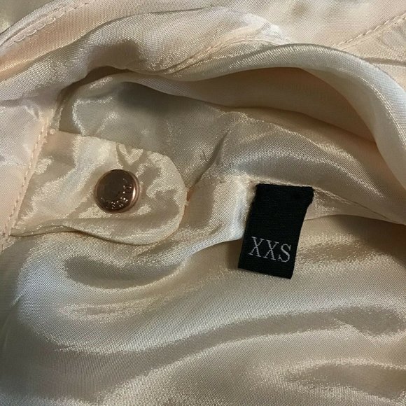 Diesel Women's Ivory Classic Long Sleeve Club Collar Button Up Casual Shirt XXS - Picture 10 of 10